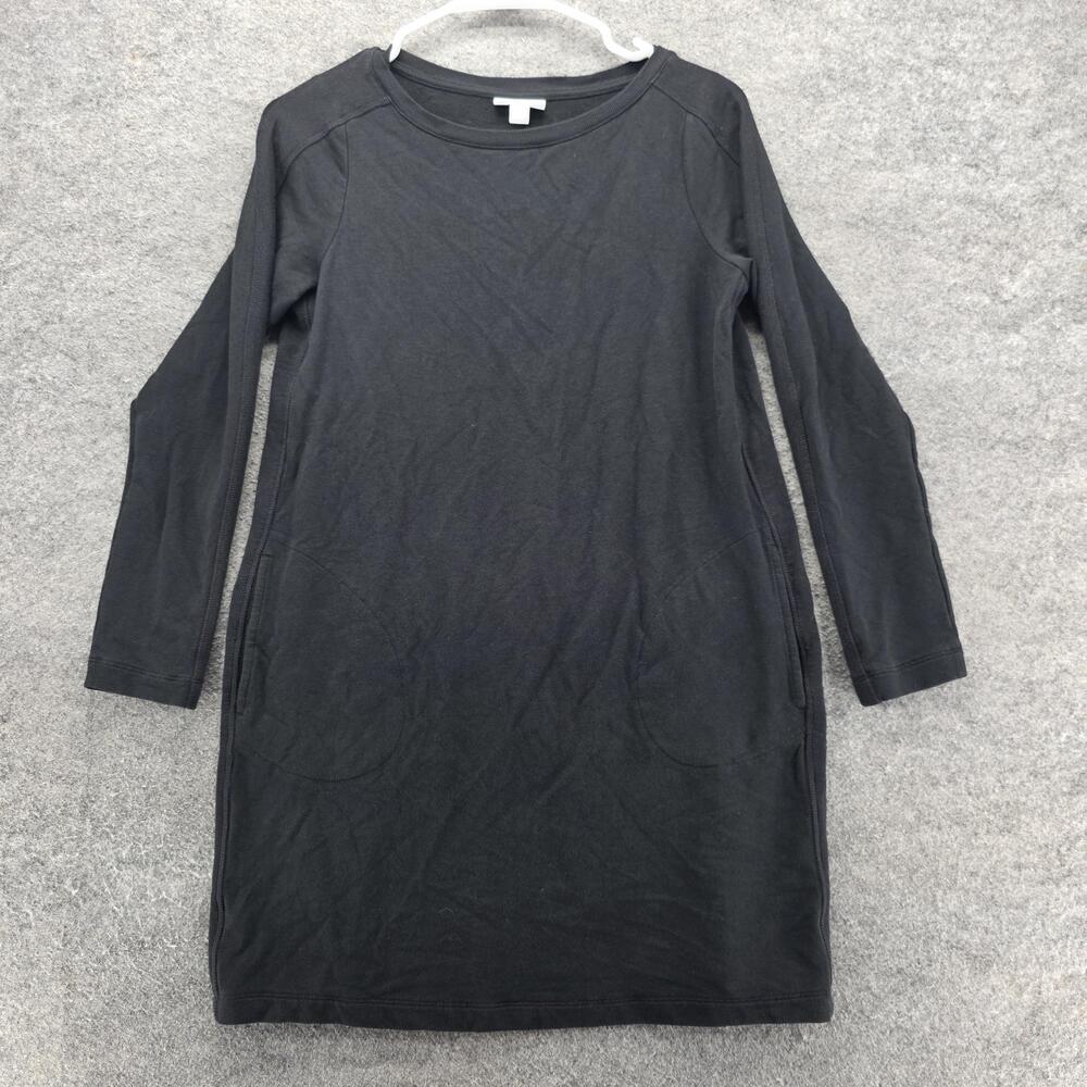 Pure Jill Dress Womens XS Petite Long Sleeve Pima Modal Blend Pullover Pockets